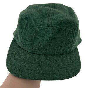 Green Wool Felt Five Panel Hat - Anian